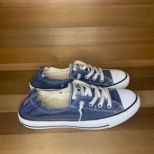 Converse Navy Blue All Star Slip-on Sneakers W9